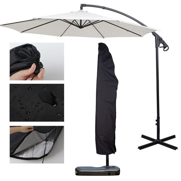 

rain covers waterproof oxford cloth outdoor banana umbrella cover garden weatherproof patio cantilever parasol accessories s1