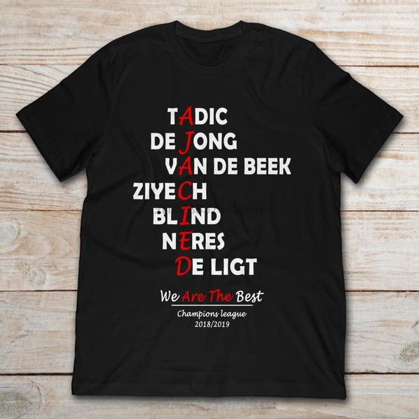 

tadic dejong van de beek ziyech blind neres de ligt we are the t-shirt