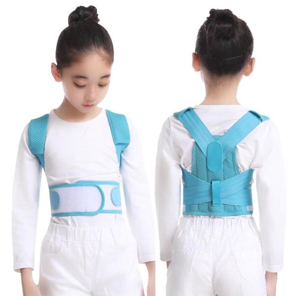 

beauty health posture corrector posture corrector belt corset adjustable children adolescent body contouring, Black;gray