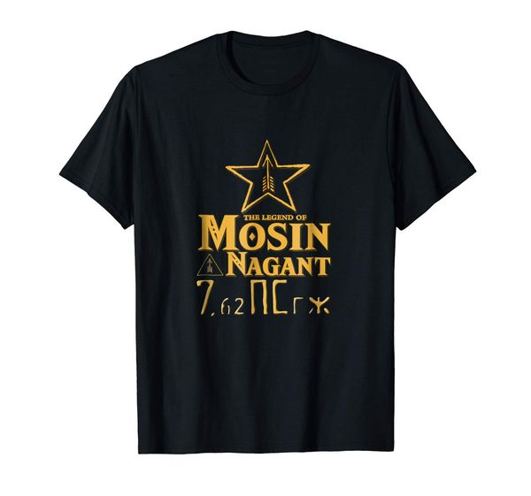 

2019 fashion the legend of mosin nagant 7.62x54r pro gun t shirt tees