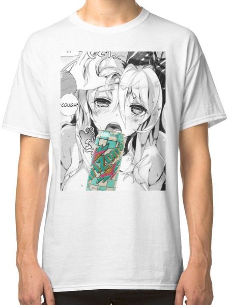 

anime hentai can men's t shirt white 2019 новый чистый хлопок короткие рукава hip hop моды o-образным вырезом casual cotton t shirt