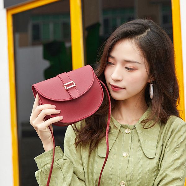 

women single shoulder bag pu leather bag with strap for cell phone cash keys new