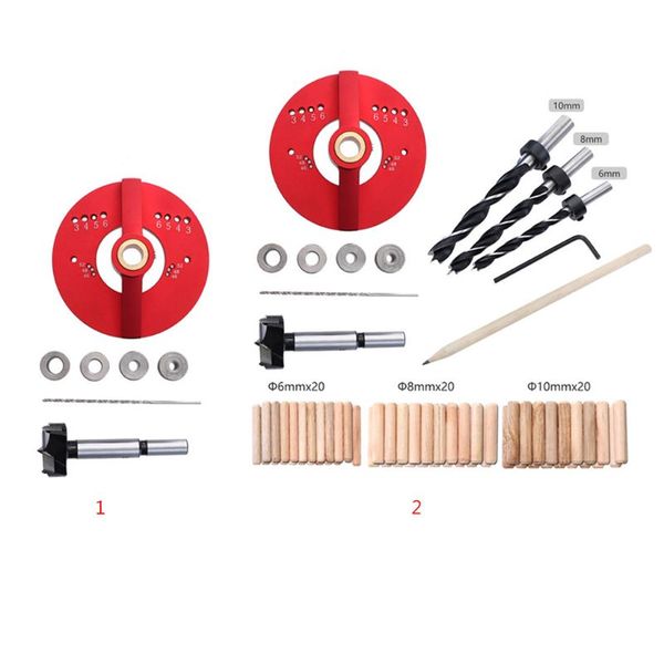 

35mm hinge pocket hole saw jig drill guide self-centering vertical doweling jig