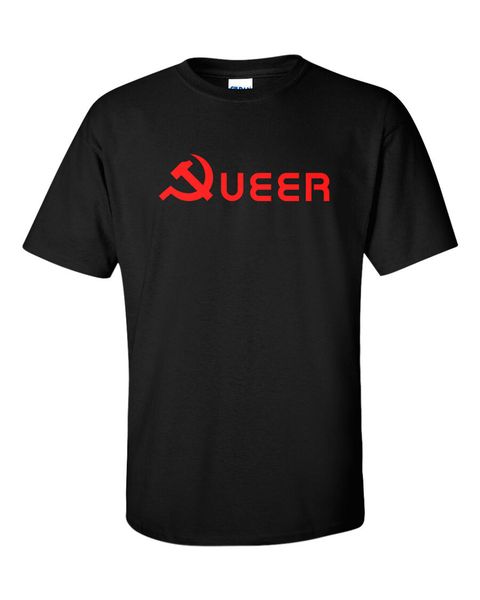 

queer gay lesbian t-shirt tee flag rainbow pride protest lgbt trans ussr 2019 man's op neck designer casual fitted shirts