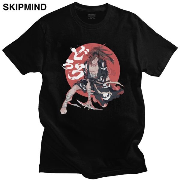 

cool manga dororo t shirt men o-neck short sleeve hyakkimaru anime t-shirt printed graphic tee pure cotton fans tshirt gift