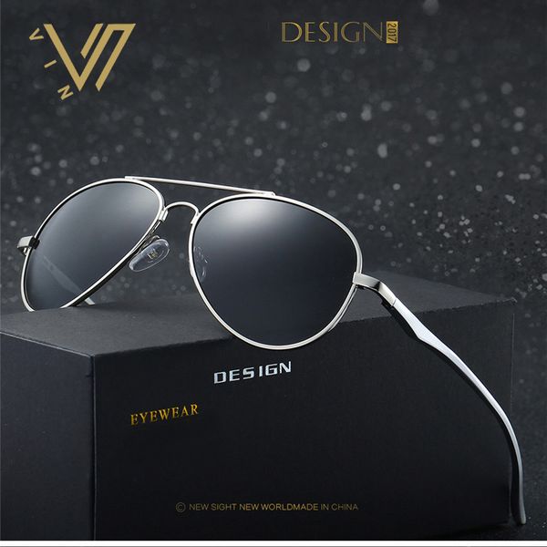 

sunglasses brand retro aluminum men's polarized lens vintage eyewear sun glasses for men 2021, White;black