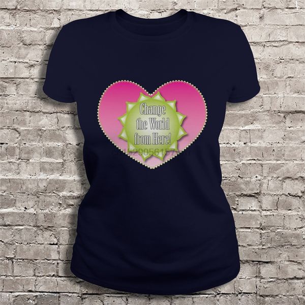 

men t shirt change the world from here women t-shirt