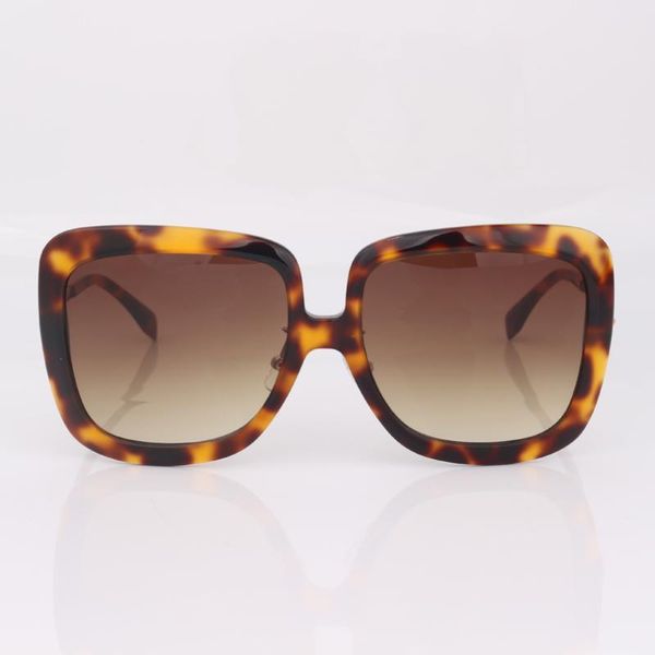

leopard frame women sunglasses fashion square women eye wear brown gradient, White;black