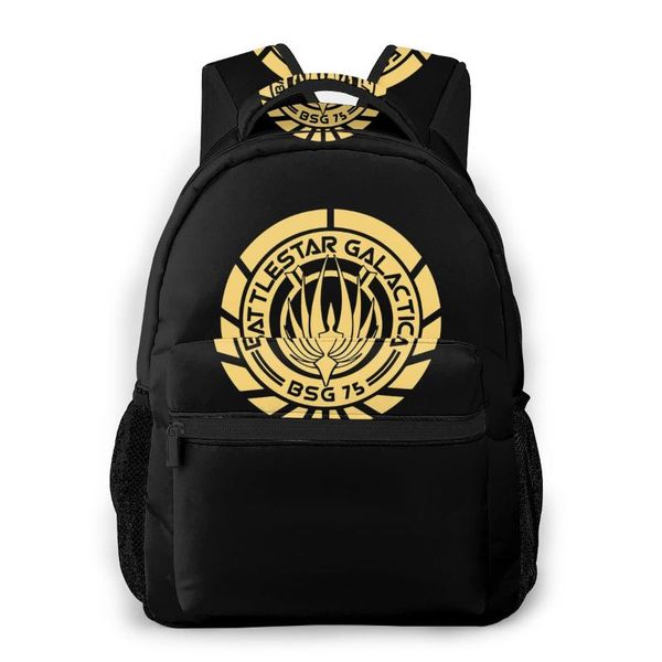 

battlestar galactica new pattern knapsack the americans teens books backpack