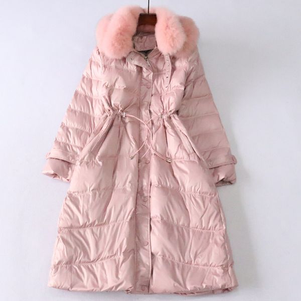 

women's down & parkas autumn winter jacket long hooded woman womens pink coat female jackets clothes women casaco feminino inverno wpy1, Black