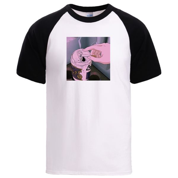 

men's summer cool raglan short sleeve t shirts 2020 man brand sell 100% cotton sportswear tees homme causal plus black