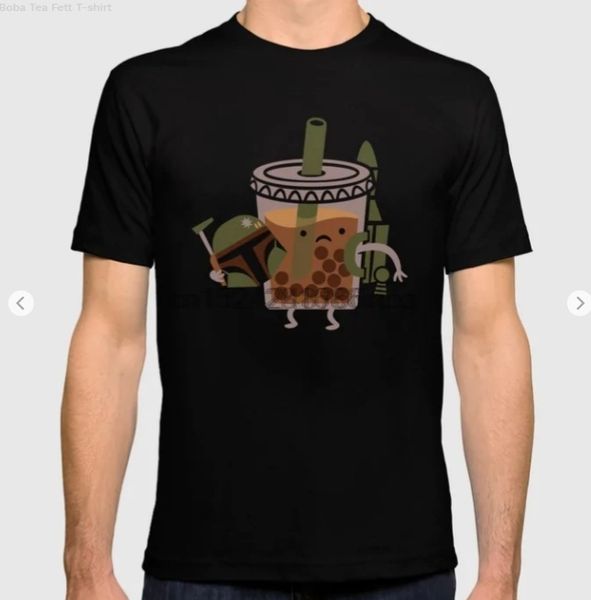 

boba tea fett t-shirt