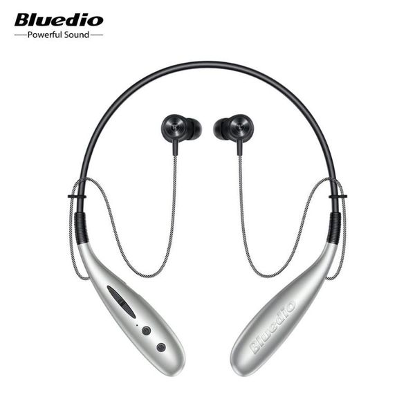 

bluedio hn plus in ear bluetooth earphone wireless headset magnet control steps counting 13mm drive sd card slot mic headphones