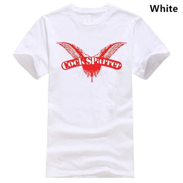 

cock sparrer classic wings logo punk rock oi street punk new black t-shirt