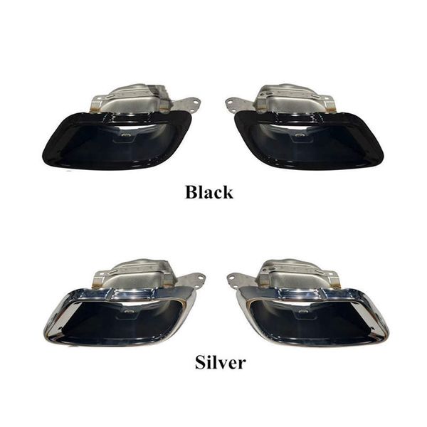 

1 pair new style car styling exhaust pipes for x5 g05 x6 g06 x7 g07 2019+ 304 stainless steel muffler tip car nozzles