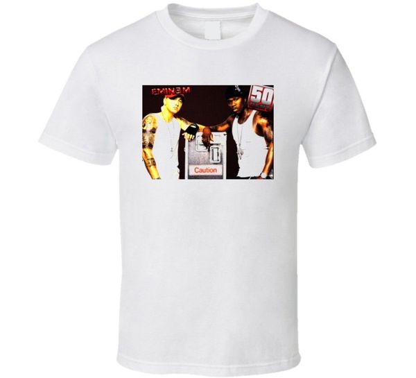 

enimen and 50 cent t shirt 100% cotton letter printed t-shirt tee different colours 100% printing