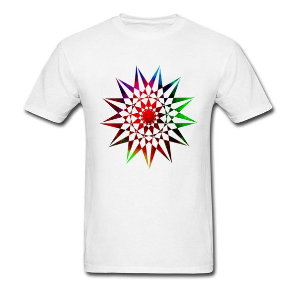 

нормальная crewneck футболка лето / осень топы футболка классического красочный геометрические абстрактный графический java pitbull tee shir