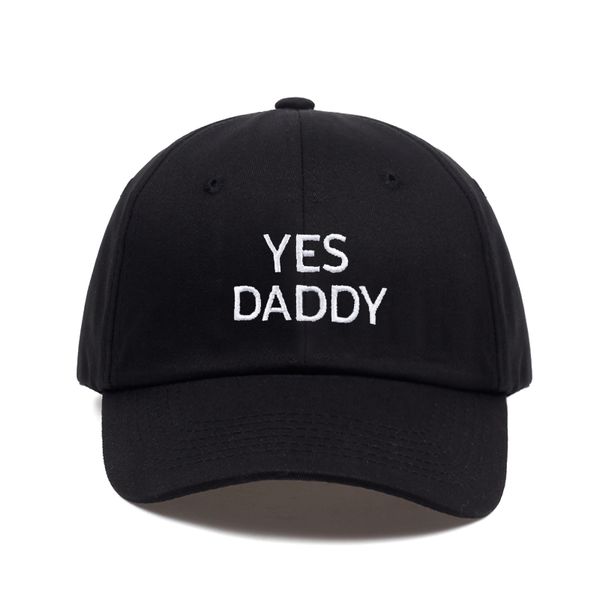 

2020 new yes daddy embroidered adjustable golf cotton cap dad hat black baseball cap men women hip-hop snapback hat, Blue;gray