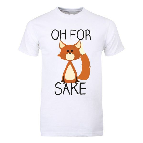 

t-shirt о для fox саке men's white new unisex смешной tee shirt