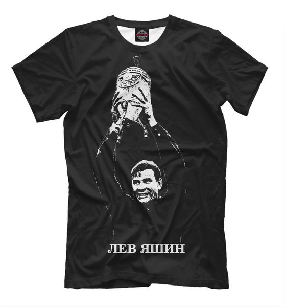 

neb nogeb rwnh new t-shirt lev yashin football the ussr russia dynamo 2019 new summer men 100% cotton short sleeve tee shirts