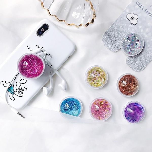 

cgjxs quicksand airbag mobile phone bracket creative suction cup type retractable men and women models creative personality tide