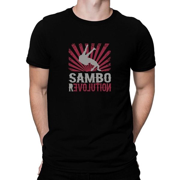 

2020 fashion 100% cotton sambo revolution t-shirt tee shirt