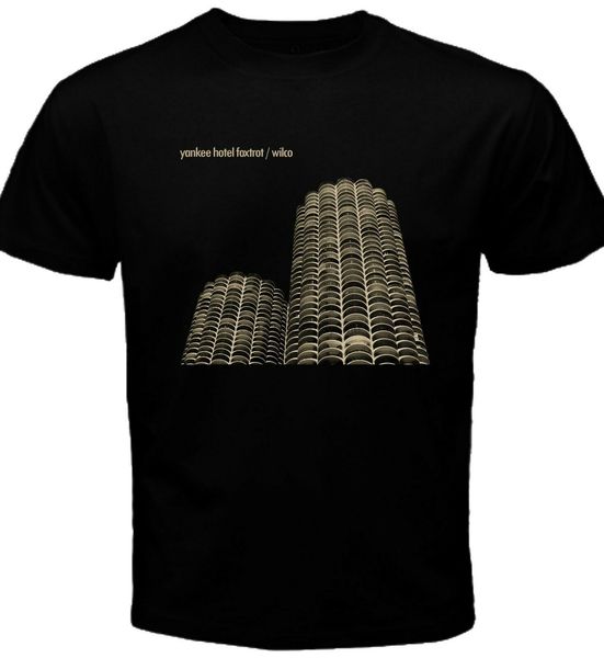 

yankee l foxtrot wilco black t-shirt custom size s-3xl