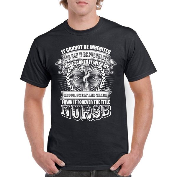 

nurse title sign mentee blood sweat tears 100% cotton t shirt fashion men printed t shirt 2020 new anime slim