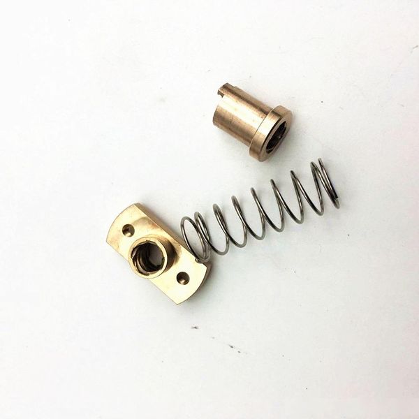 

printing 3d printer parts & accessories 1pcs*anti-back lash tr8 lead screw brass nut for upgrade cr-10/tornado and clone 3d printer