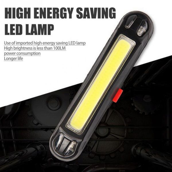 

bike lights bicycle headlight usb rechargeable rear light waterproof cycling cob safety accessory warning flash