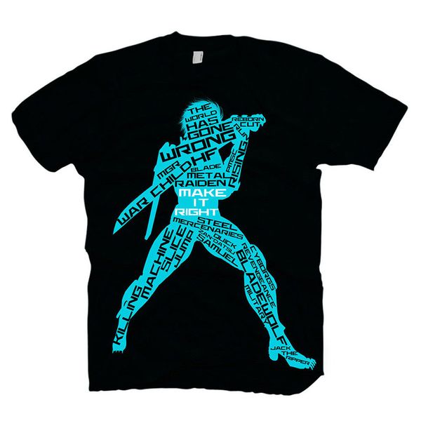 

metal gear solid восходящего хаос маленького t-shirt, черная футболка скидка 100% хлопок футболка для мужчин's