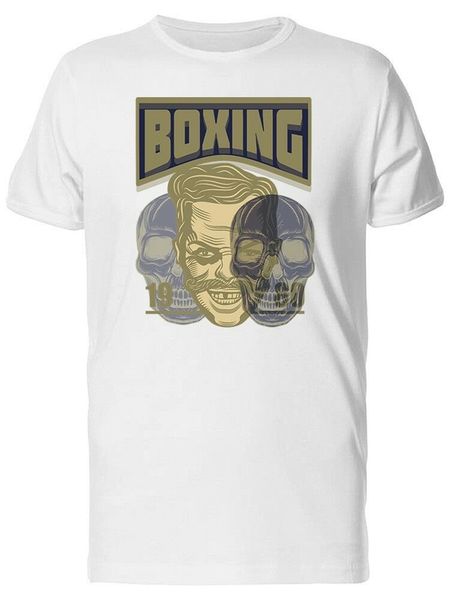 

skulls and boxing men's tee -image by 2xl 35xl tee shirt