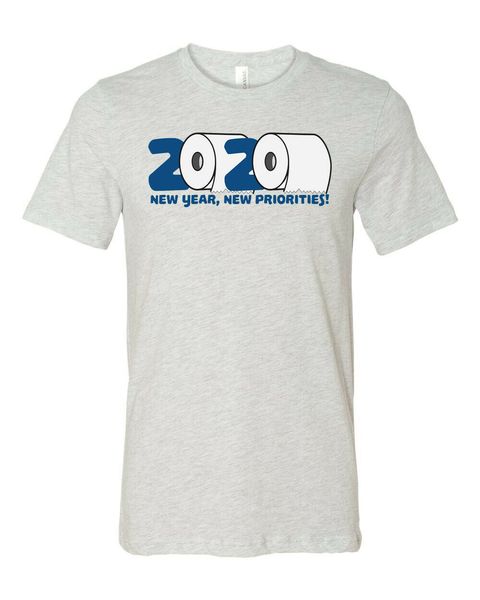 

funny year 2020 toilet paper graphic t-shirt, premium short sleeve