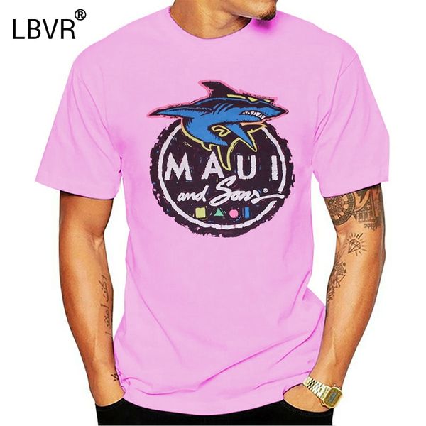 

vintage 90s clothing maui and sons surfing company men size large or oversized womens purple retro huge logo surf print t shirt