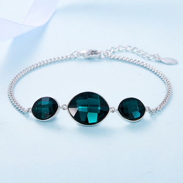 

The new water drop-shaped bracelet women use element crystal jewelry