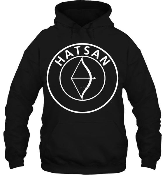 

men hoodie hatsan at44 casual loose women streetwear, Black