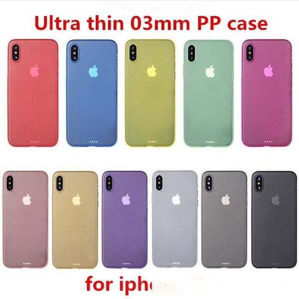 

in stock 0.3mm ultra thin slim case matte frosted flexible soft pp lens protection full cover for iphone 11 pro max xr xs max x 8 7 6 plus