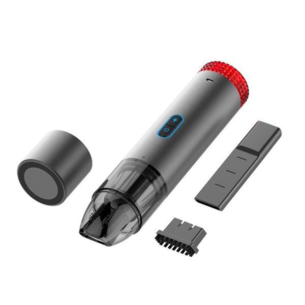 

cordless handheld vacuum cleaner with strobe light for car home, v6