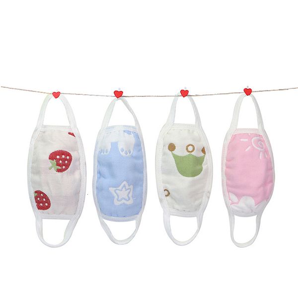 

cartoon gauze 6-layer dust-proof hanging ear print children's mask