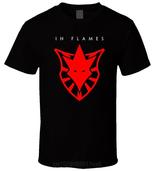 

in flames - evil jester cotton new t shirt