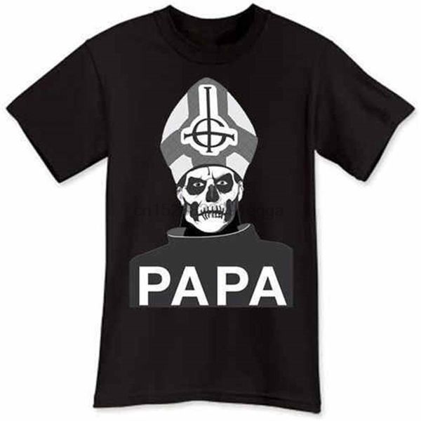 

funny cotton t shirts office ghost bc papa o-neck short-sleeve tee for men