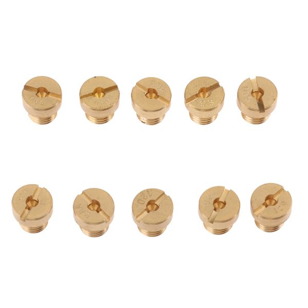 

10pcs motorcycle m6 thread main jet kit for carb carburetor 98-130 sets 10 size