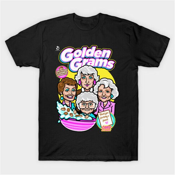 

golden грамм спасибо за то, что друг golden girls смешные черная футболка s-3xl вокруг шеи футболку