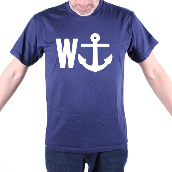 

w-anchor sailing тенниска - старый skool хулиганы nautical оригинальный большой подарок подарок на день рождения tee shirt