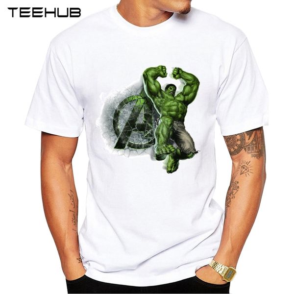 

new arrivals 2019 teehub cool men's fashion hulk walke design t-shirt short sleeve o-neck hipster tee
