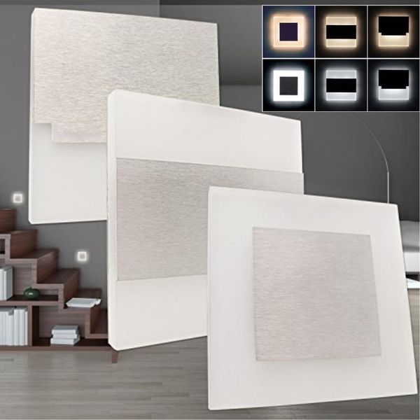 

wall lamp recessed led lamps 3w acrylic step lights garden pathway sconce stair decorative night footlight modern