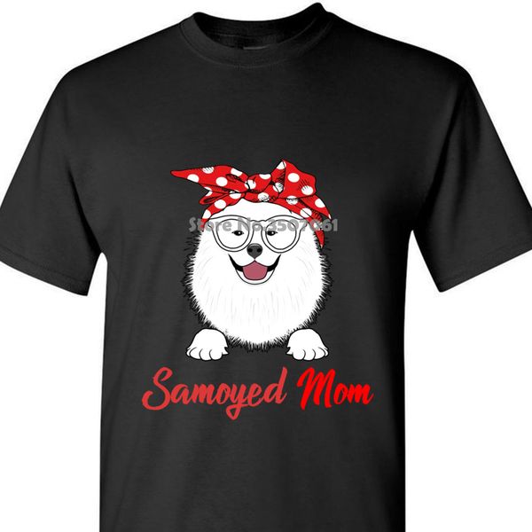 

samoyed mom funny t shirt mother's day gift fashion personality women coat clothes