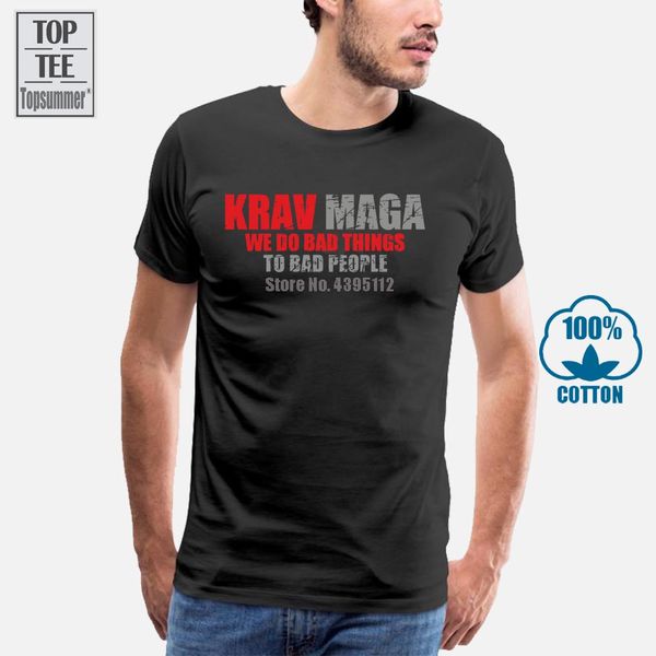

2018 fashion krav maga tri blend shirt krav maga shirt bad things t shirt