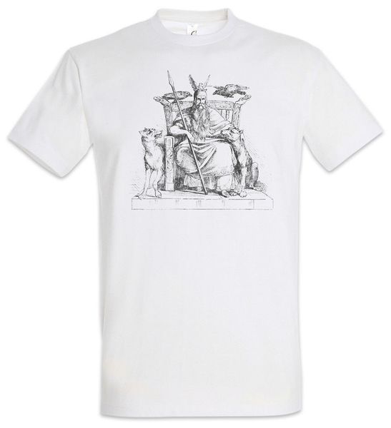 

man cotton fashion odins throne t-shirt valhalla odin thor loki odin viking vikings norse skullprinting cotton t-shirts