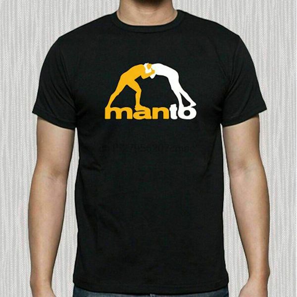 

manto единоборства борьба логотип мужчины черная футболка размер s-5xl